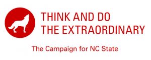 Think and do the Extraordinatory. The Campaign for NC State.